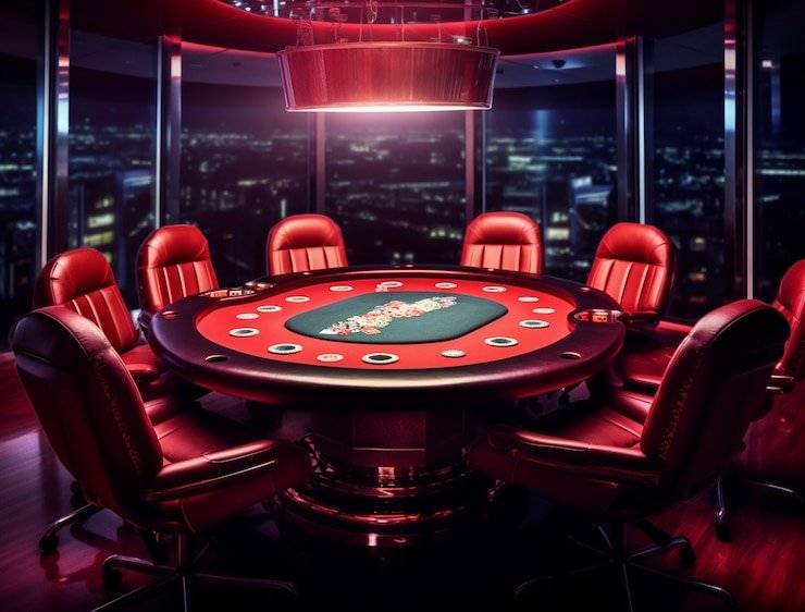 Live blackjack table with World Cup match ticker on screen